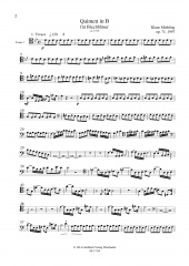 Quintett in B fr Blechblser (op. 71, 1997) - Stimmensatz