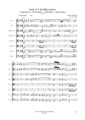 Suite in F fr barockes Blseroktett, op. 32 (1990) - Partitur