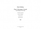 Four Christmas Carols, op. 203 - Orgelstimme