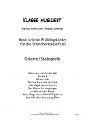 Weihnachtslieder Streicherklasse - Gitarre/Stabspiele