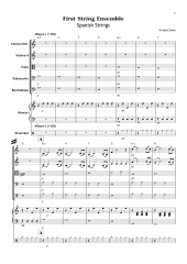 Spanish Strings (Streicher und Klavier) - Set