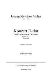 Klarinettenkonzert D-dur MWV VI/37 - Klavierauszug