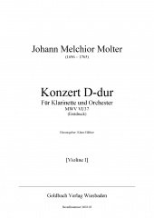 Klarinettenkonzert D-dur MWV VI/37 - Violine I