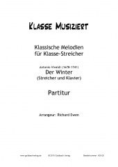 Der Winter (Streicher und Klavier) - Set