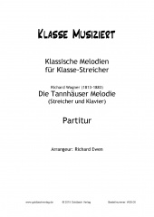 Die Tannhuser Melodie (Streicher und Klavier) - Set