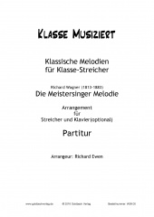 Die Meistersinger Melodie (Streicher und Klavier) - Set