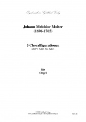 5 Choralfigurationen fr Orgel (MWV XII/1 bis XII/4)