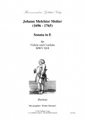 Sonata in E - Partitur (MWV XI/8)