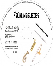 Frhlingslieder Blserklasse - CD mit Klavierbegleitung