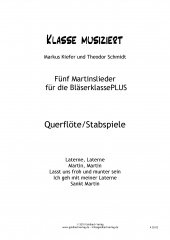 Martinslieder Blserklasse - Querflte/Stabspiele