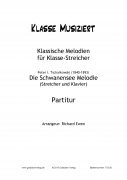 Die Schwanensee Melodie (Streicher und Klavier) - Set