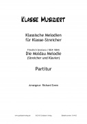 Die Moldau Melodie (Streicher und Klavier) - Set