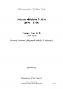 Concertino in B - Violine II (MWV IX/29)