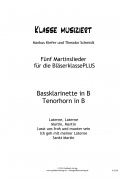 Martinslieder Blserklasse - Bassklarinette/Tenorhorn in B
