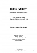 Martinslieder Blserklasse - Baritonsaxofon in Es